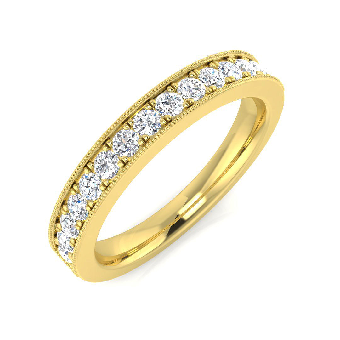 18ct Yellow Gold 0.40ct G SI1 Diamond Ring