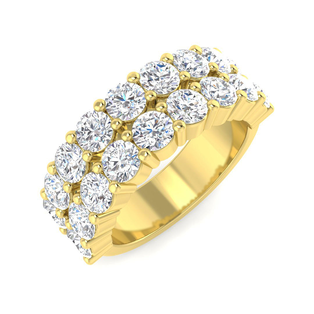 18ct Yellow Gold 2.95ct G SI1 Diamond Ring