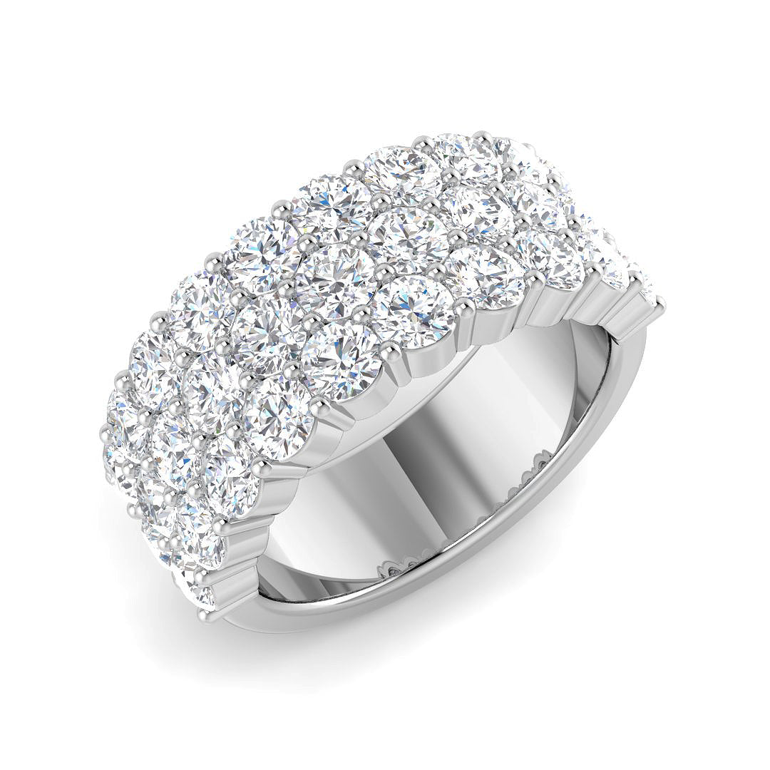 Platinum 2.91ct G SI1 Diamond Ring