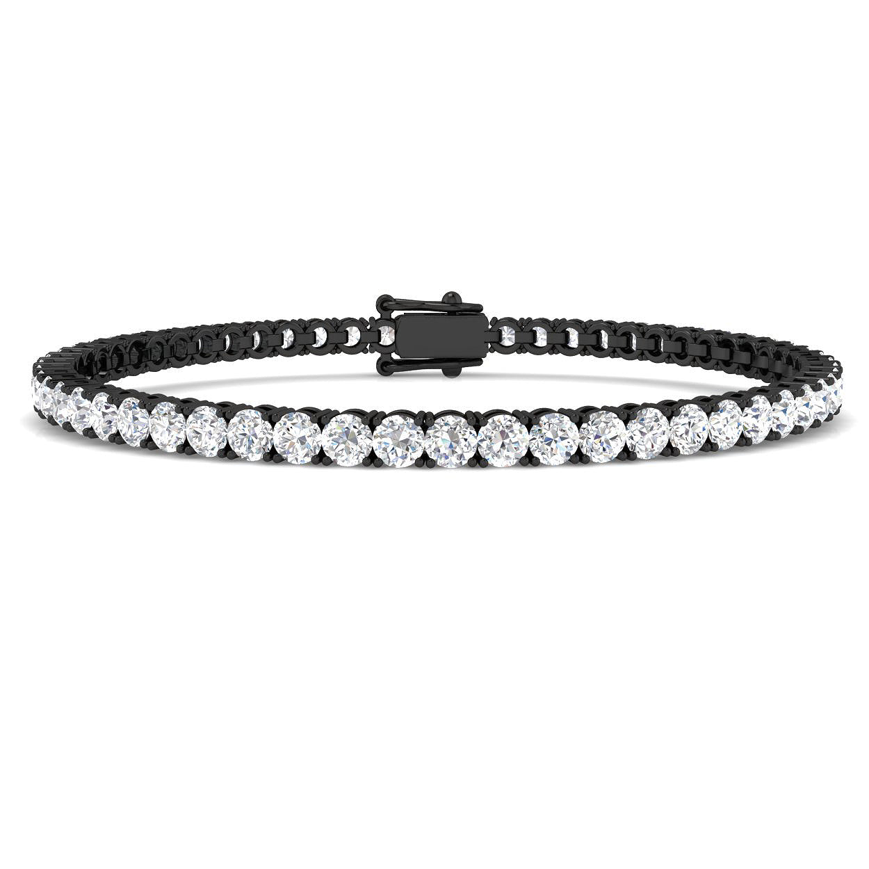 18ct Black Gold 5.90ct Laboratory Grown CVD Bracelet