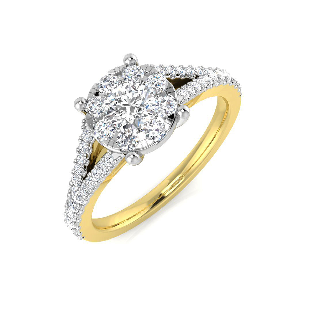 18ct Yellow Gold 0.69ct G SI1 Diamond Ring