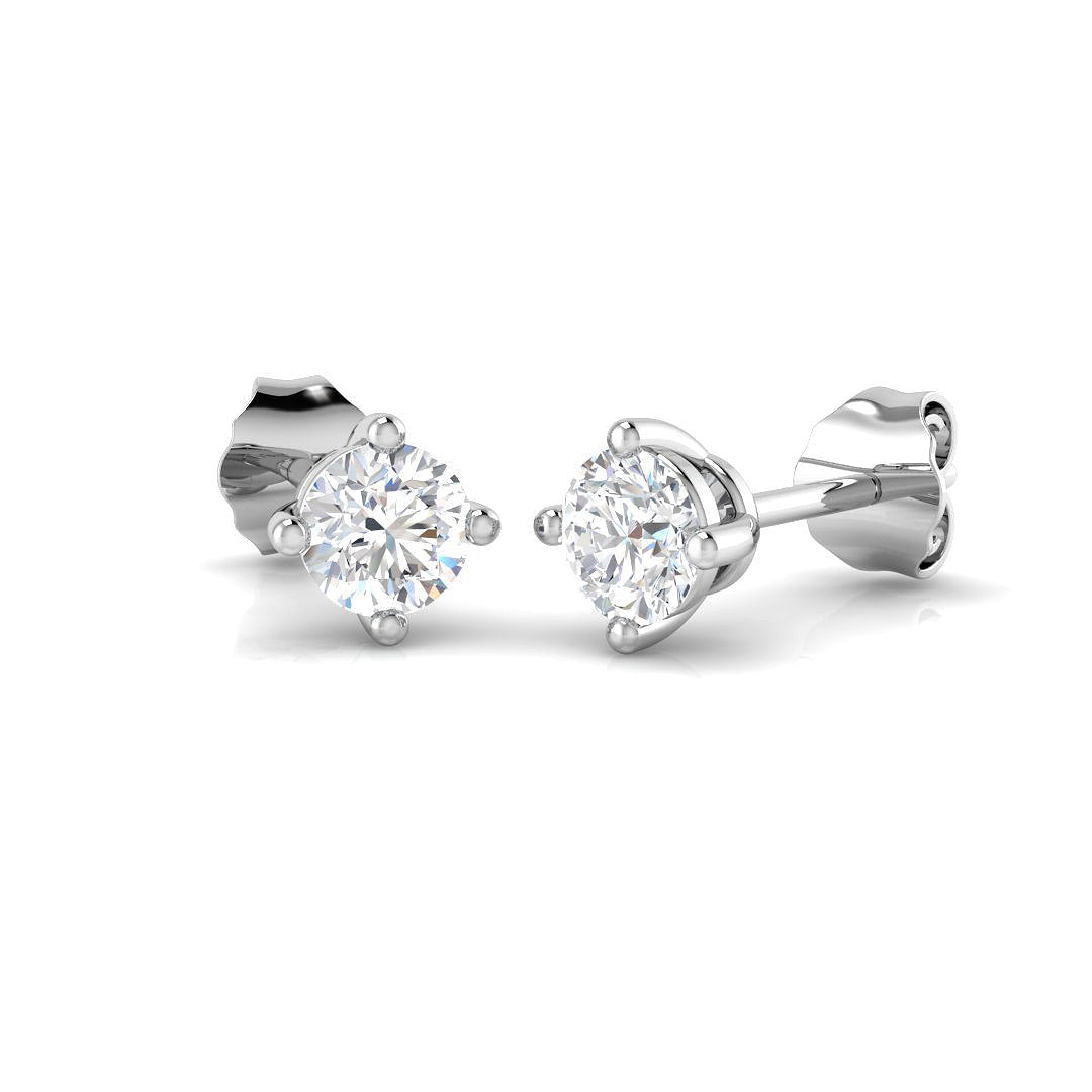 18ct White Gold 0.75ct G SI2 Diamond Earrings