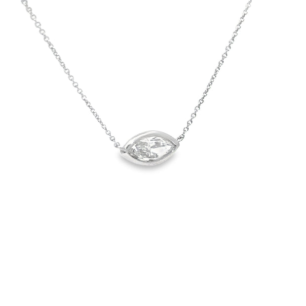 1.51ct Marquise cut Diamond Pendant- | hamlingtons