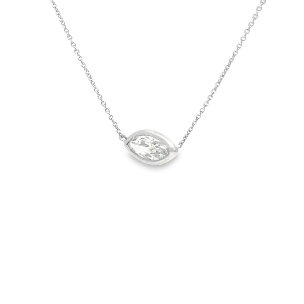 1.51ct Marquise cut Diamond Pendant- | hamlingtons