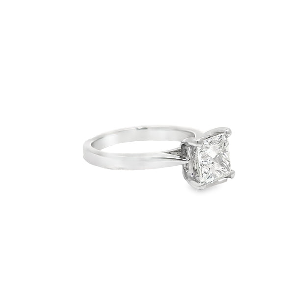 2.02ct Princess Cut Diamond Solitaire