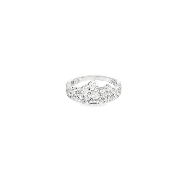 1.03ct Natural Diamond Eternity Band Set in 18ct White Gold