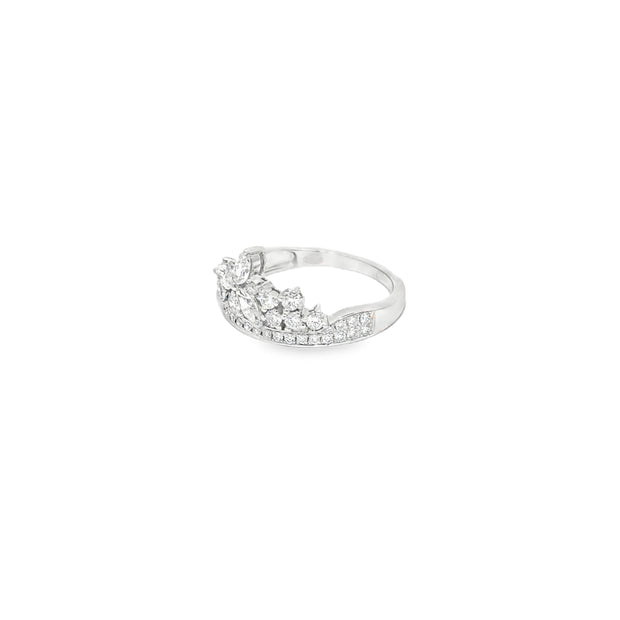 1.03ct Natural Diamond Eternity Band Set in 18ct White Gold