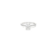 1.09ct Lab Grown Oval Cut Diamond Set in Platinum