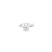 2.00ct Lab Grown Oval Cut Diamond Set In Platinum