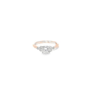 1.04ct Lab Grown Round Brilliant Diamond Set in 18ct Rose Gold