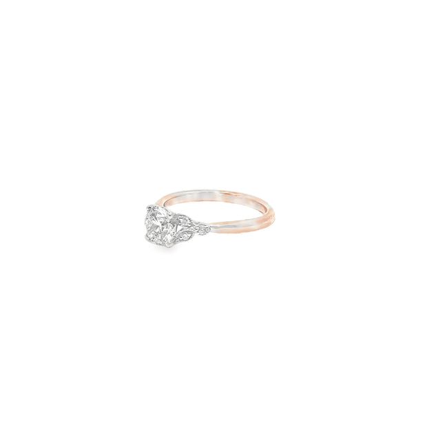 1.04ct Lab Grown Round Brilliant Diamond Set in 18ct Rose Gold