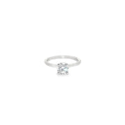 1.00ct Lab Grown Round Brilliant Diamond Ring Set in Platinum