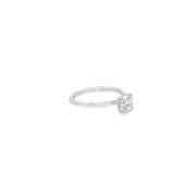 1.00ct Lab Grown Round Brilliant Diamond Ring Set in Platinum