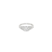 1.00ct Lab Grown Round Brilliant Cut Diamond Ring Set in Platinum