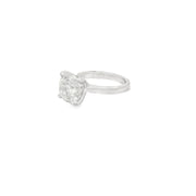 5.06ct Natural Round Brilliant Cut Diamond Ring Set In Platinum