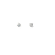 0.80ct Total Lab Grown Diamond Studs 4 Claw Setting In 9ct White Gold