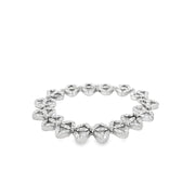 6.76ct Natural Diamond Art Deco Style Bracelet Set in 18ct White Gold