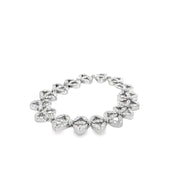 6.76ct Natural Diamond Art Deco Style Bracelet Set in 18ct White Gold