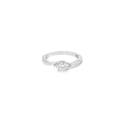 0.30ct Lab Grown Diamond Ring Set In Platinum