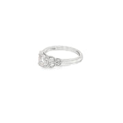 1.00ct Light Pink Lab Grown Diamond Ring Set In Platinum