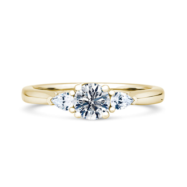 M3R03 Round Engagement Ring