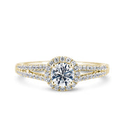 RHF01 Round Engagement Ring