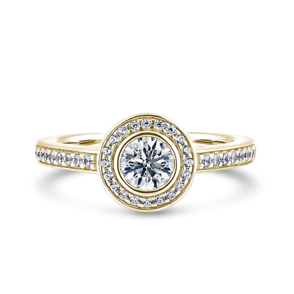 RHG01 Round Engagement Ring