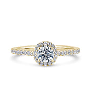 RHW01 Round Engagement Ring