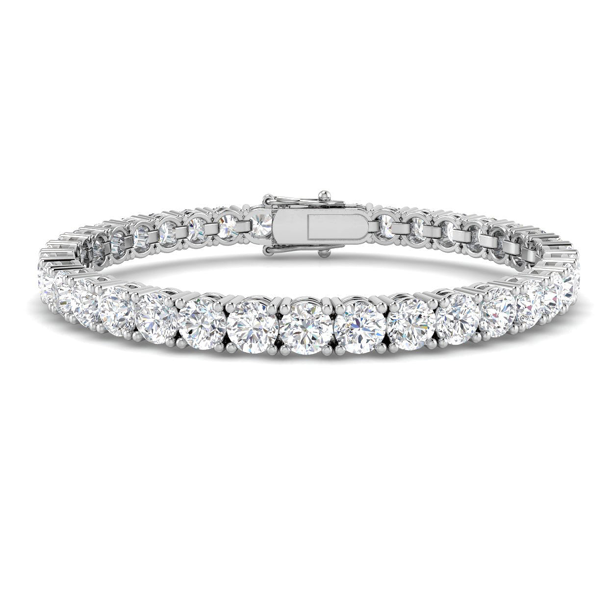 18ct White Gold 17.93ct Laboratory Grown CVD Bracelet