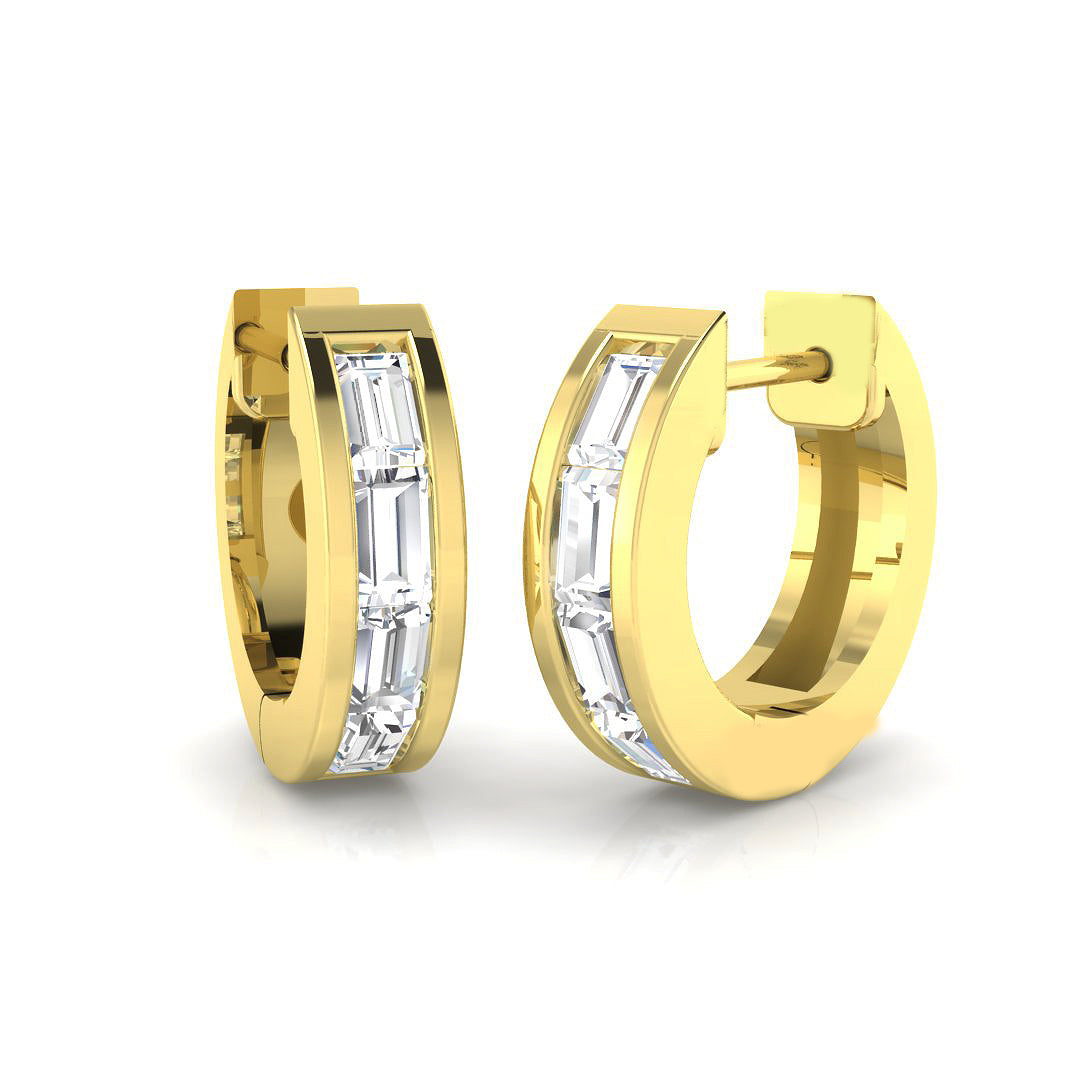 9ct Yellow Gold 0.46ct G SI2 Diamond Earrings