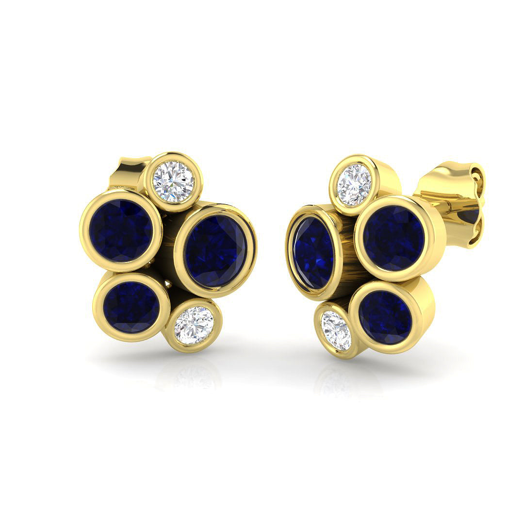 18ct Yellow Gold 1.46ct G SI2 Diamond Earrings