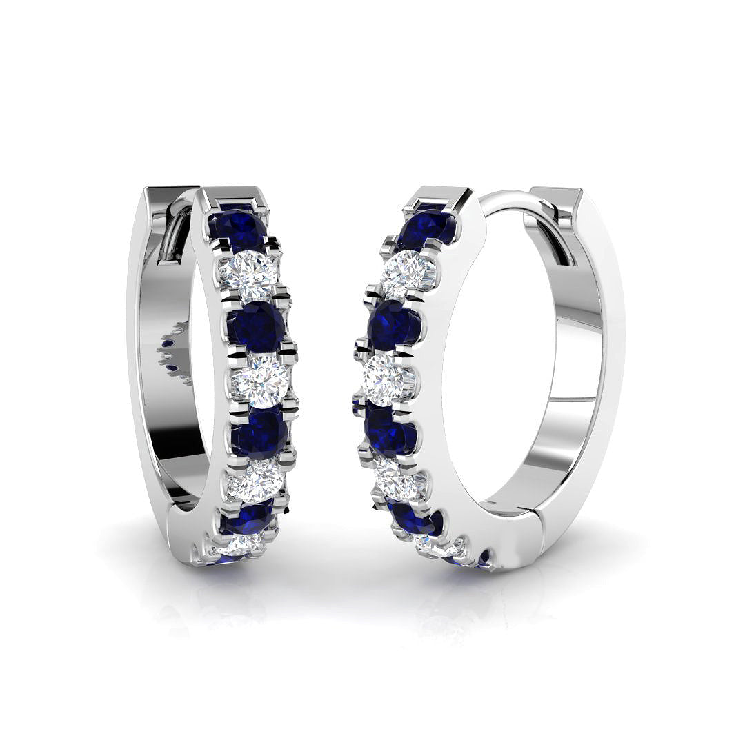 18ct White Gold 0.43ct G SI2 Diamond Earrings