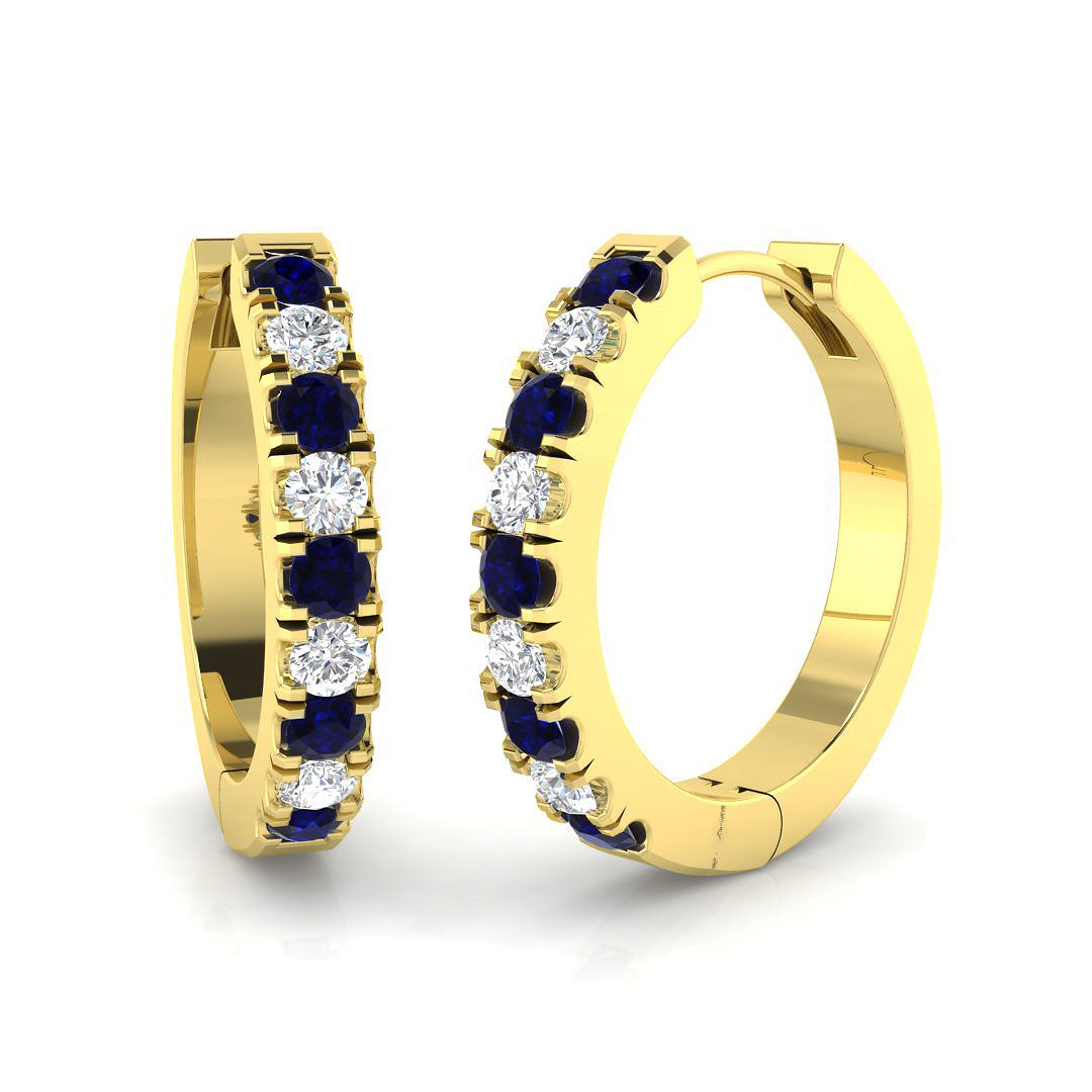 18ct Yellow Gold 0.63ct G SI2 Diamond Earrings