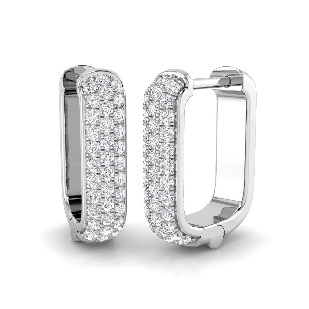 18ct White Gold 0.29ct G SI2 Diamond Earrings