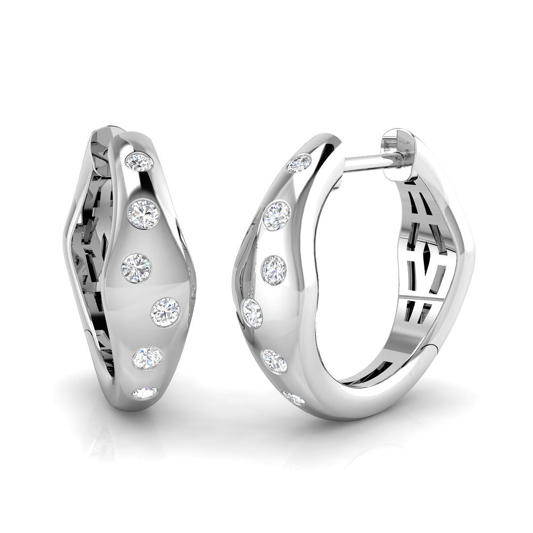 18ct White Gold 0.20ct G SI2 Diamond Earrings