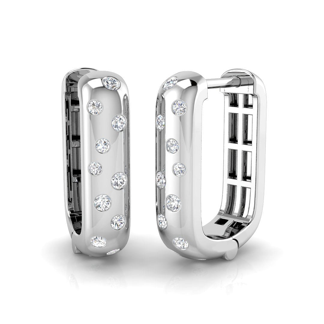 9ct White Gold 0.25ct G SI2 Diamond Earrings