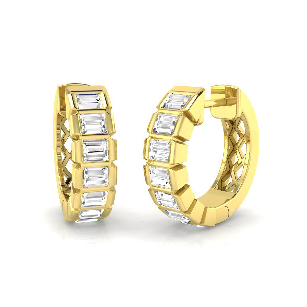 18ct Yellow Gold 0.74ct G SI2 Diamond Earrings
