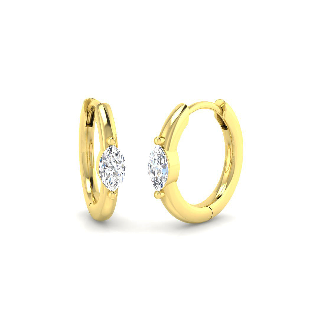 18ct Yellow Gold 0.28ct Diamond Earrings