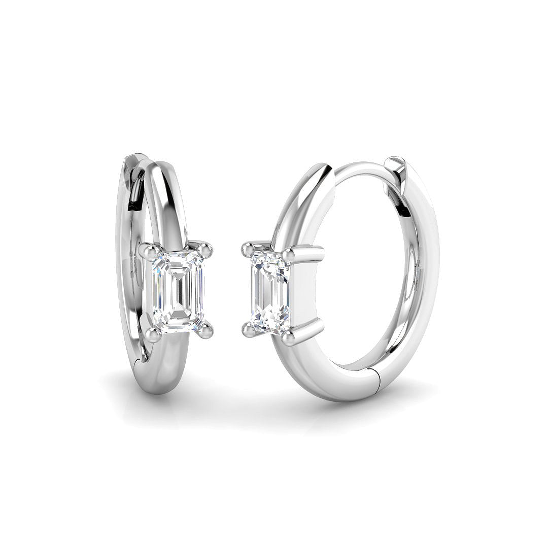 18ct White Gold 0.34ct Diamond Earrings