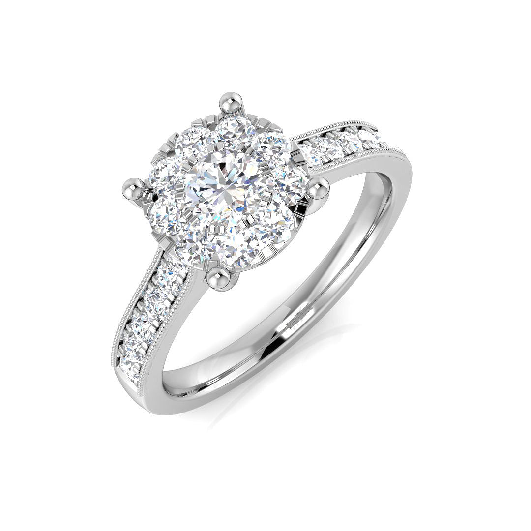 18ct White Gold 0.73ct G SI2 Diamond Ring