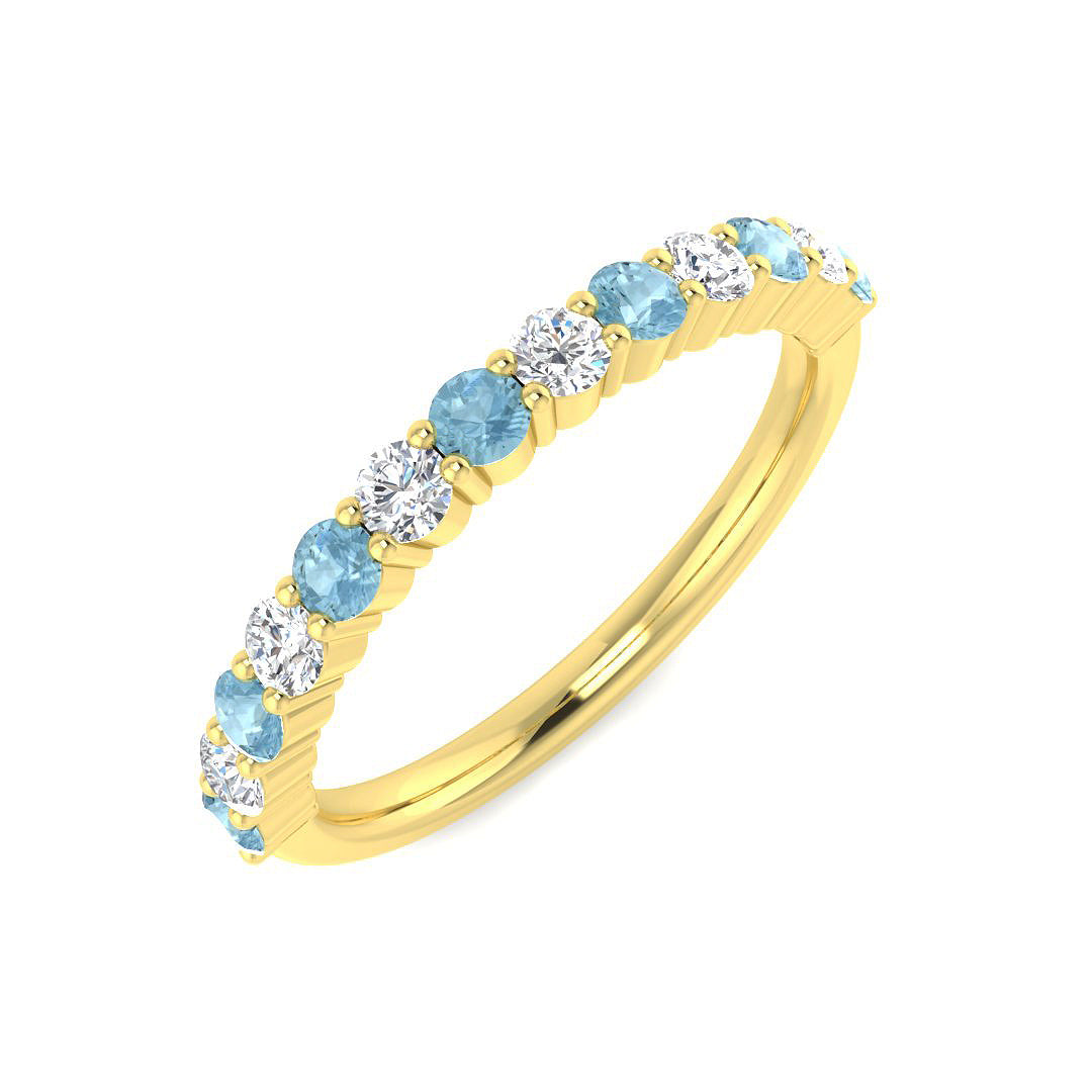 9ct Yellow Gold 0.51ct G SI2 Diamond Ring