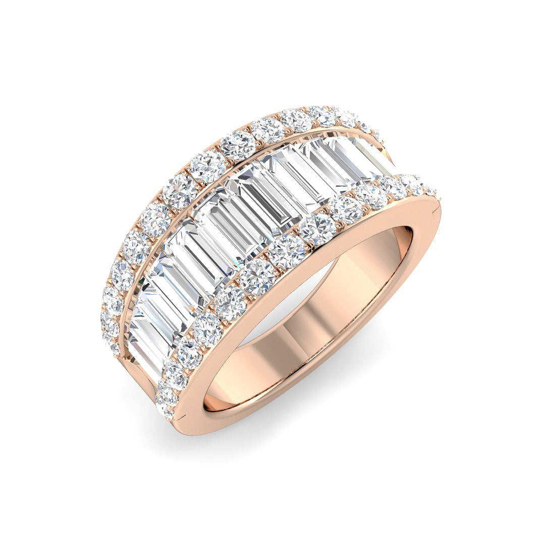 18ct Rose Gold 1.87ct G SI2 Diamond Ring