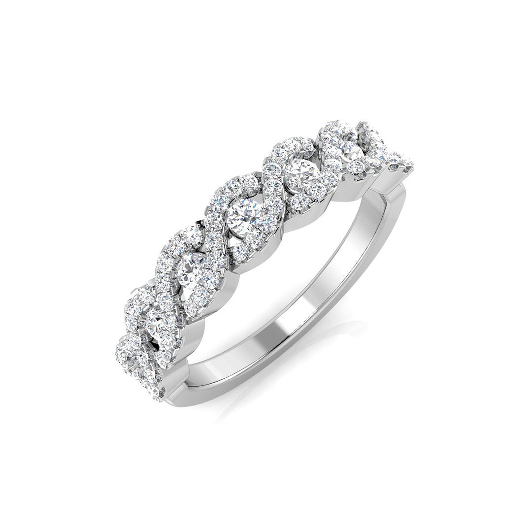 18ct White Gold 0.45ct G SI1 Diamond Ring