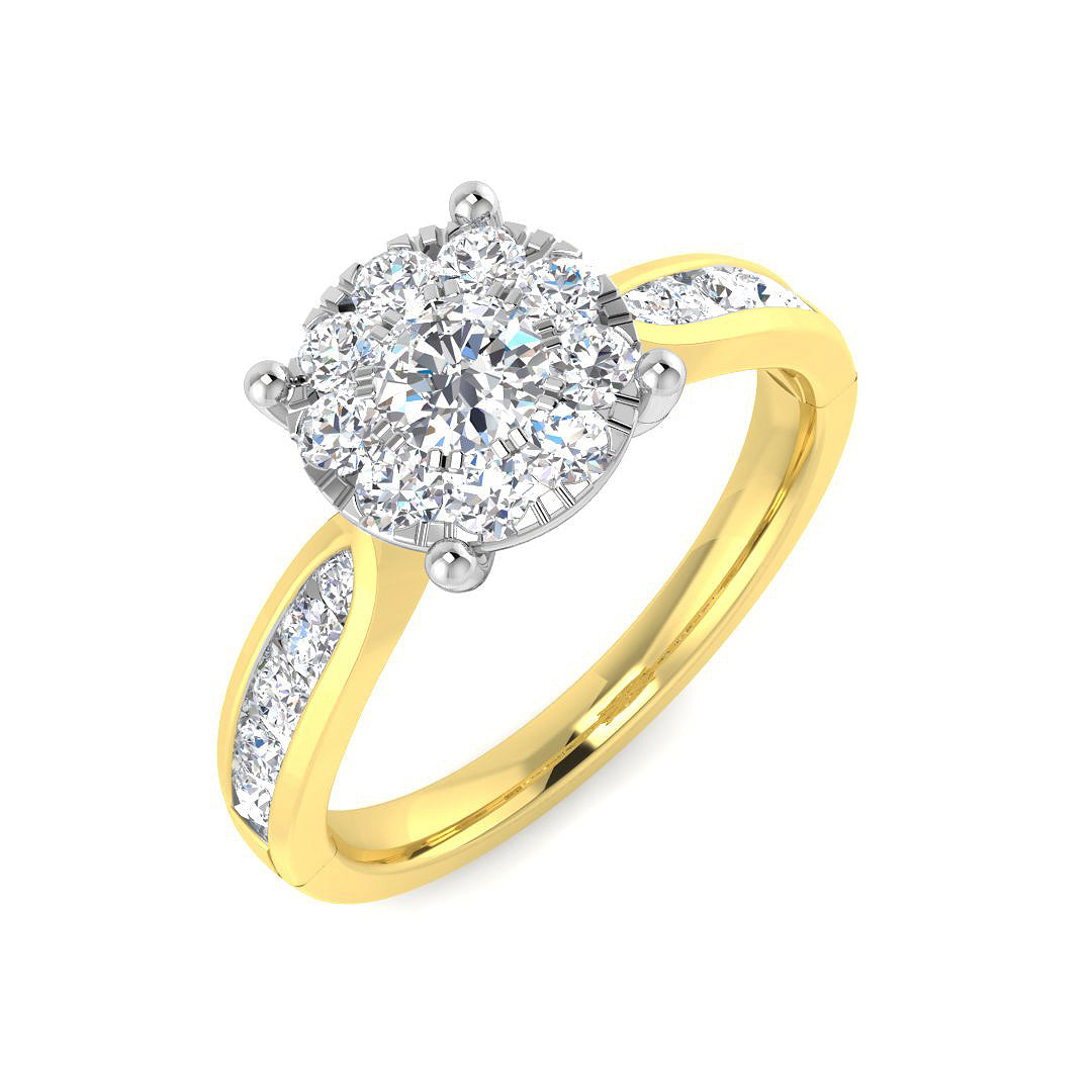 18ct Yellow Gold 0.79ct G SI2 Diamond Ring