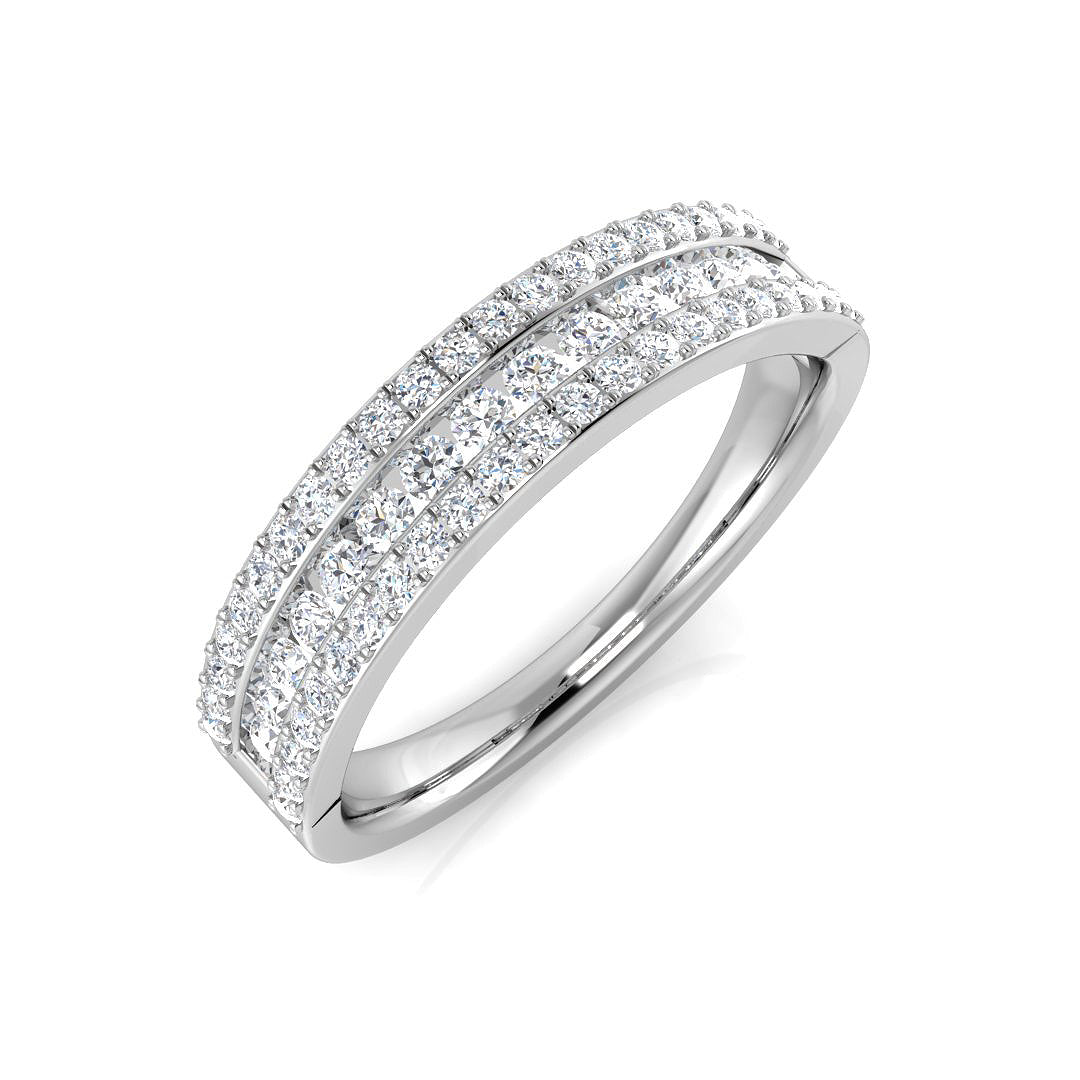 18ct White Gold 0.52ct G SI2 Diamond Ring
