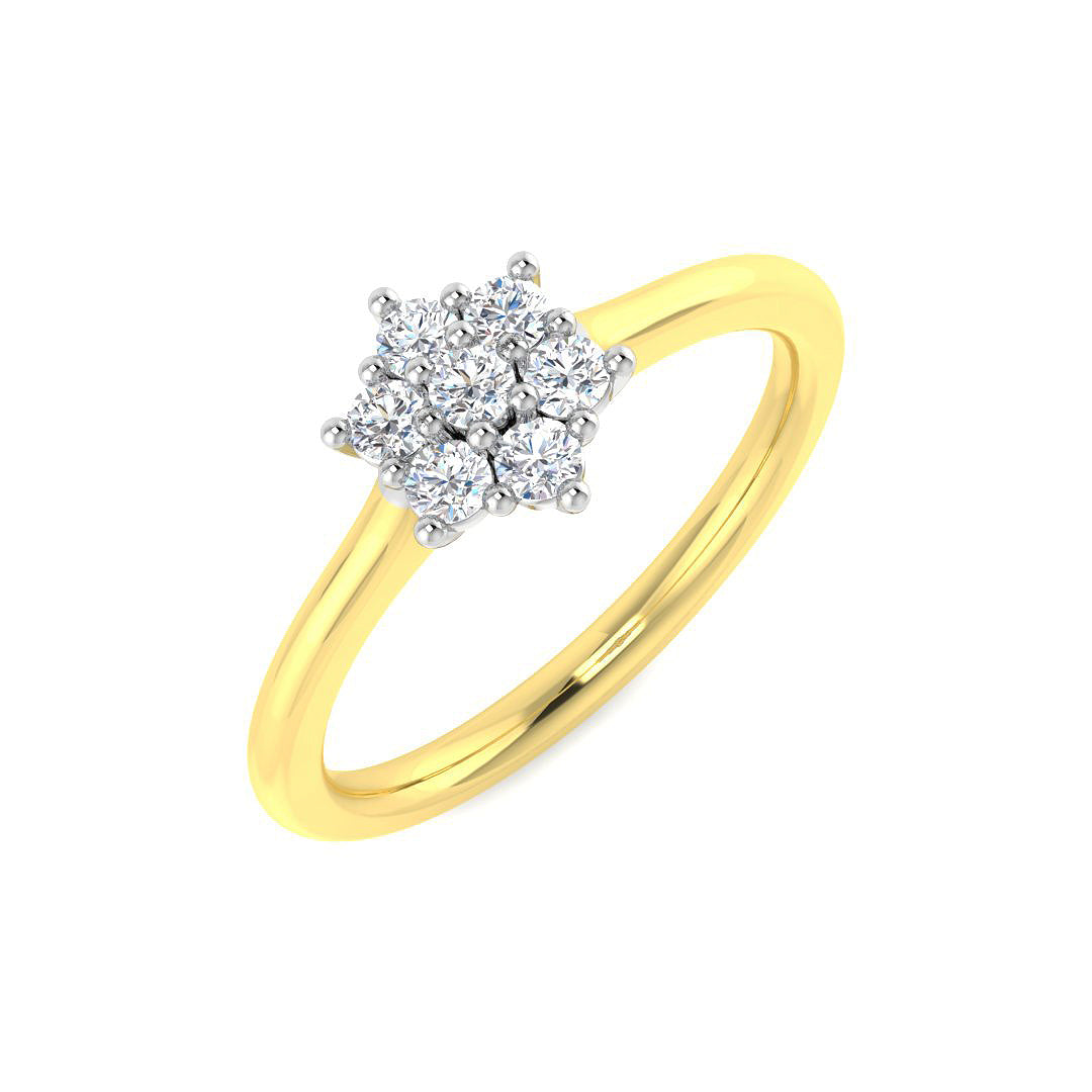 9ct Yellow Gold 0.26ct G I1 Diamond Ring