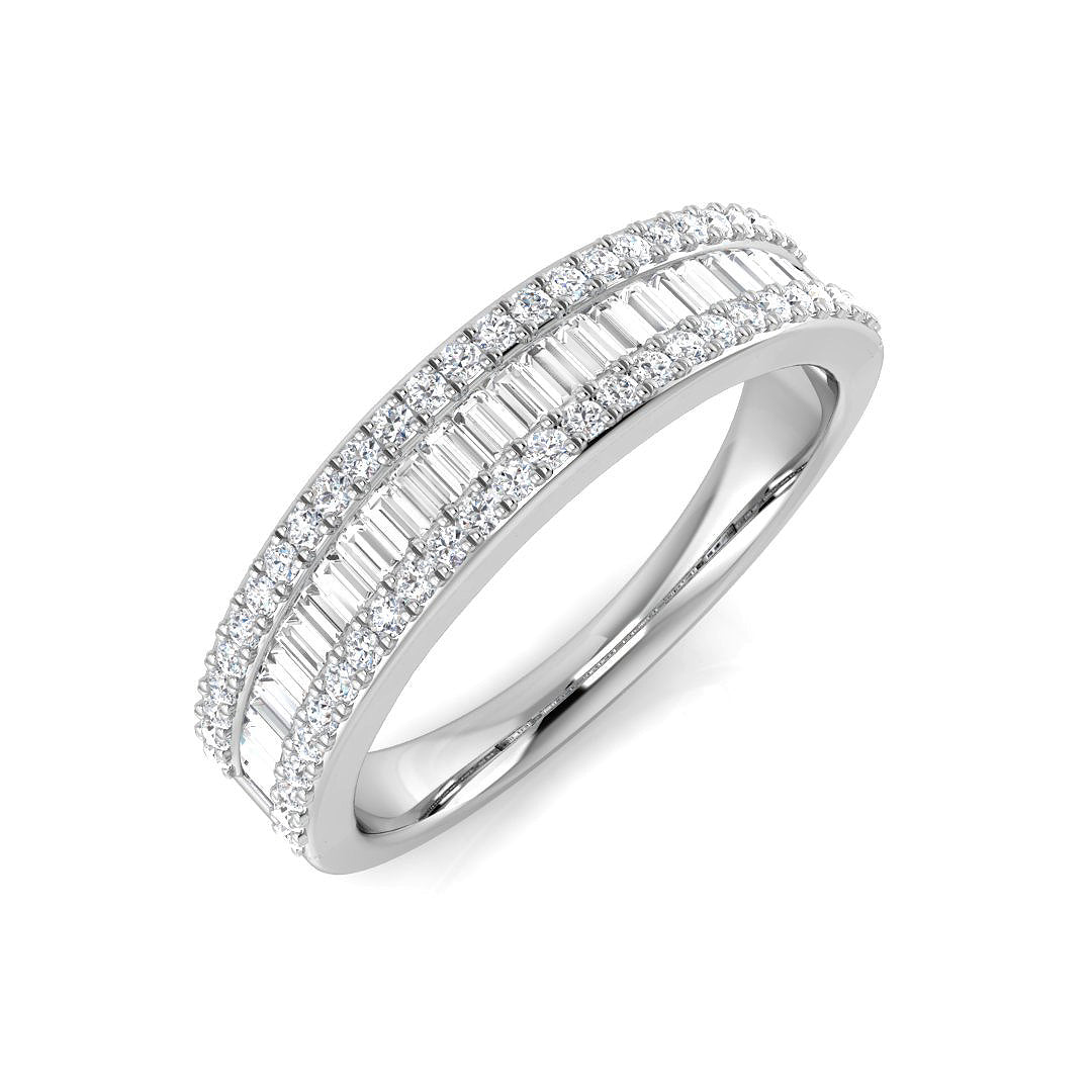 9ct White Gold 0.53ct G SI2 Diamond Ring