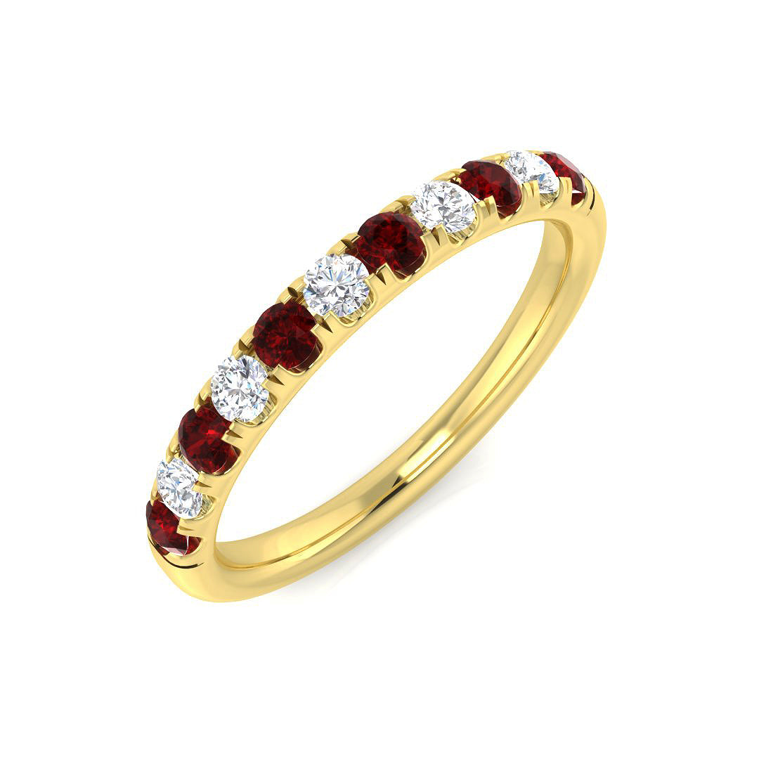 9ct Yellow Gold 0.46ct G SI2 Diamond Ring