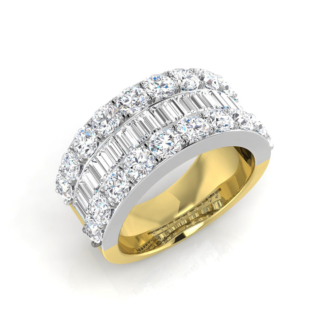 18ct Two-Tone Gold 3.00ct G SI2 Diamond Ring