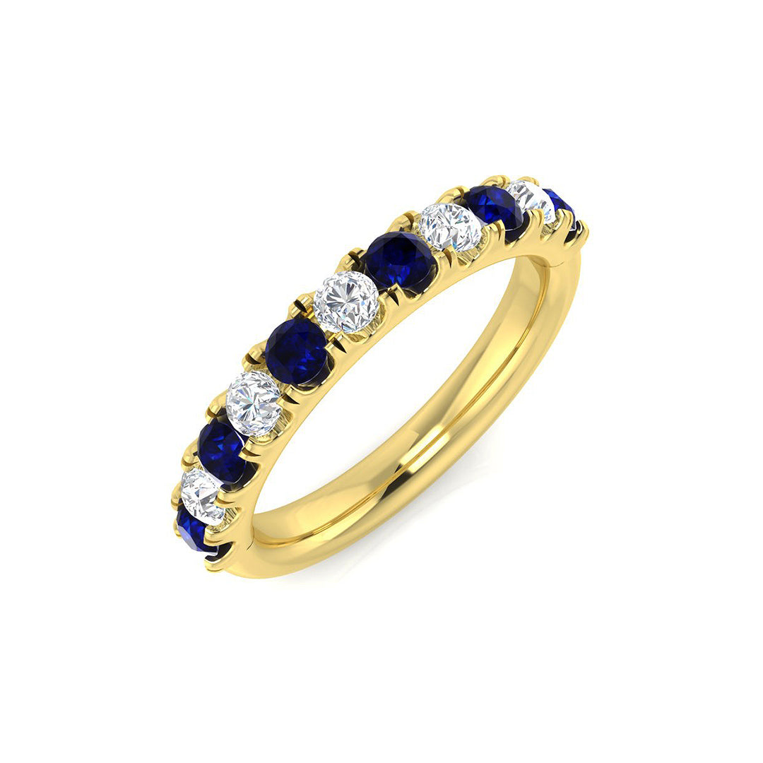 18ct Yellow Gold 0.87ct G SI2 Diamond Ring